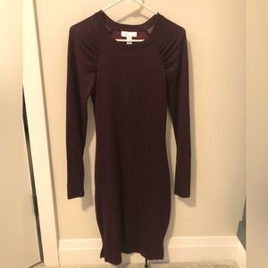 Maternity sweater dress